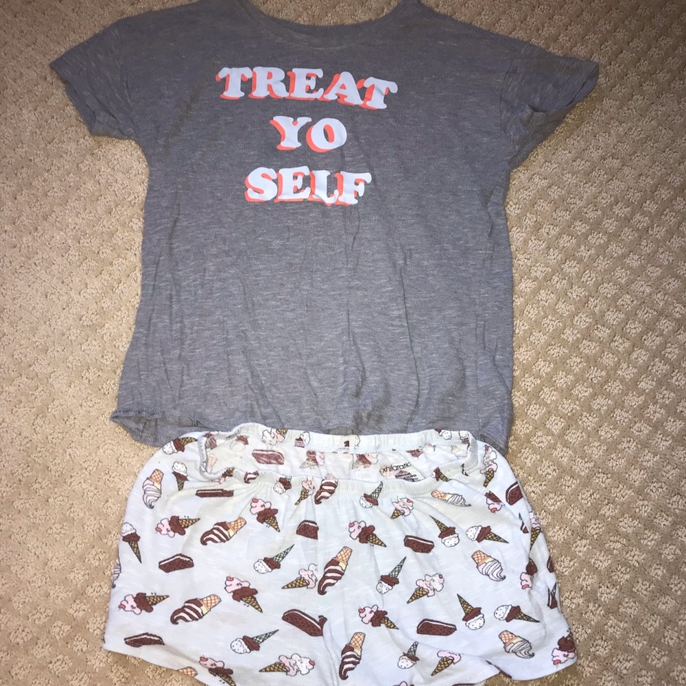 ice cream pajama set